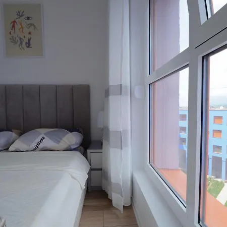 Comfy At 'mangalem21 Complex' Parking-wifi-ac-view Appartement Tirana