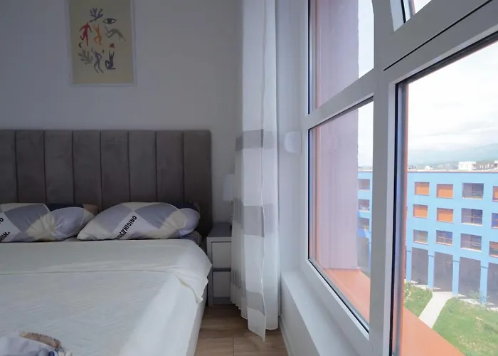 Comfy At 'mangalem21 Complex' Parking-wifi-ac-view Appartement Tirana